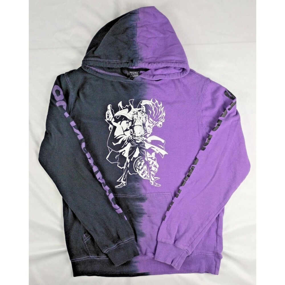 Hot Topic JoJo's Bizarre Adventure Split Dye Hoodie Medium Stardust Crusaders M